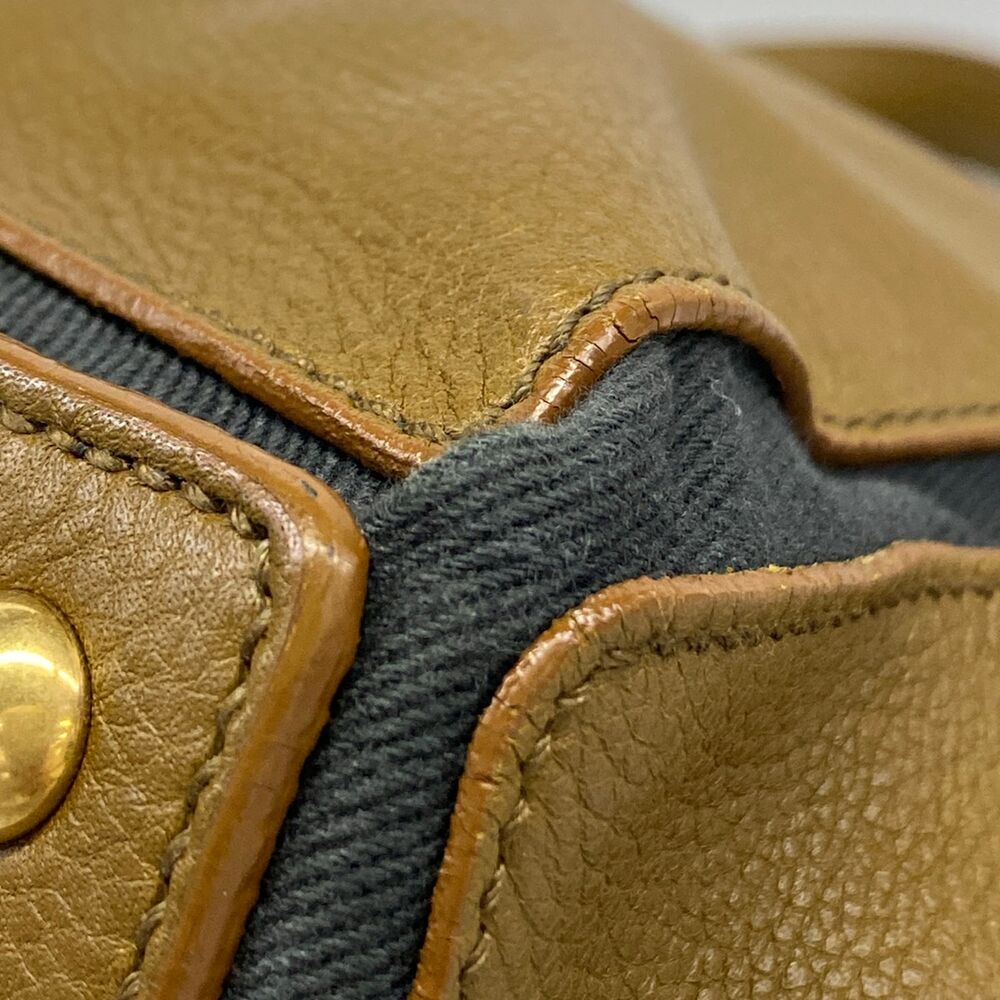 Saint Laurent YvesSaintLaurent Muse Two Handbag 229563 Brown Black Leather - Picture 6 of 15